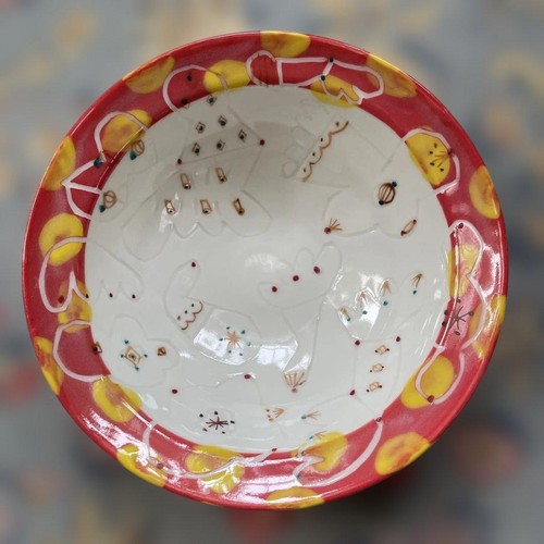 Kasama ware bowl - bowl, by